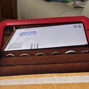 Ladies sz 5 cz bands rings ss/rhodium, 1 rose gold, JTV quality Bella line